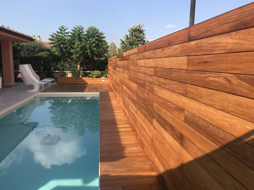 Decking Listone Teak Piantagione