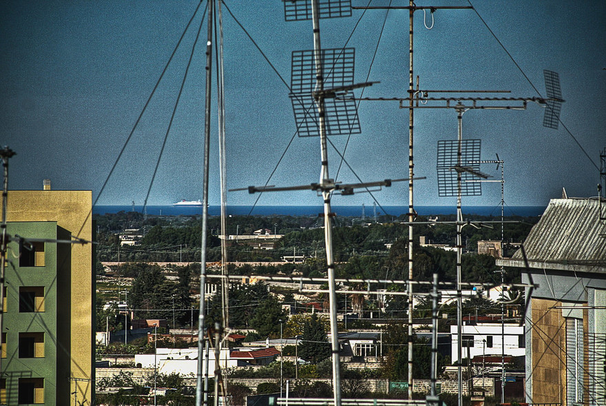 antenne sui tetti