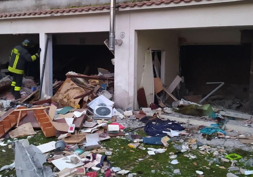  A Rocca di Papa un nuovo crollo per fuga di gas