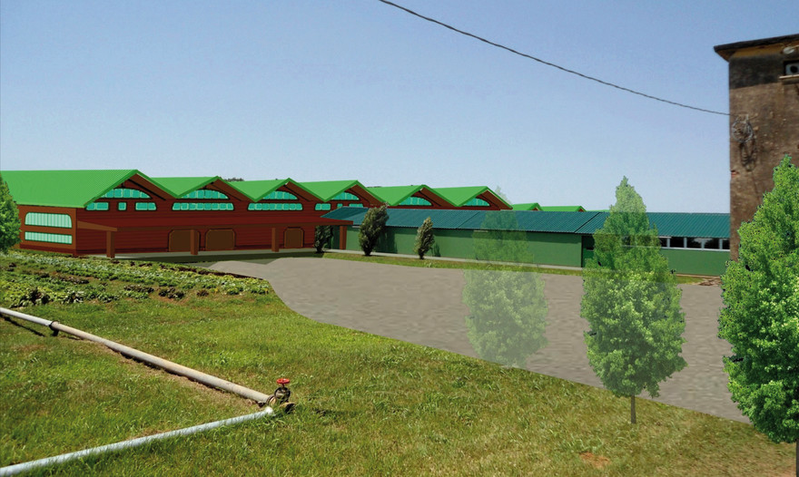 Rendering azienda agricola