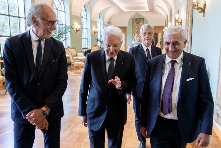 Presidenti Ordini Architetti e Ingegneri ricevuti da Mattarella