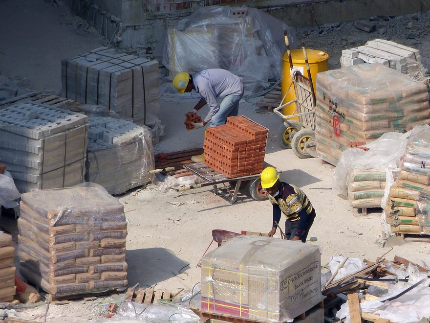 lavori in cantiere